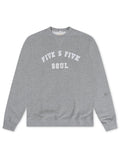 Triple 5 Hommes col rond Essex - Gris chiné