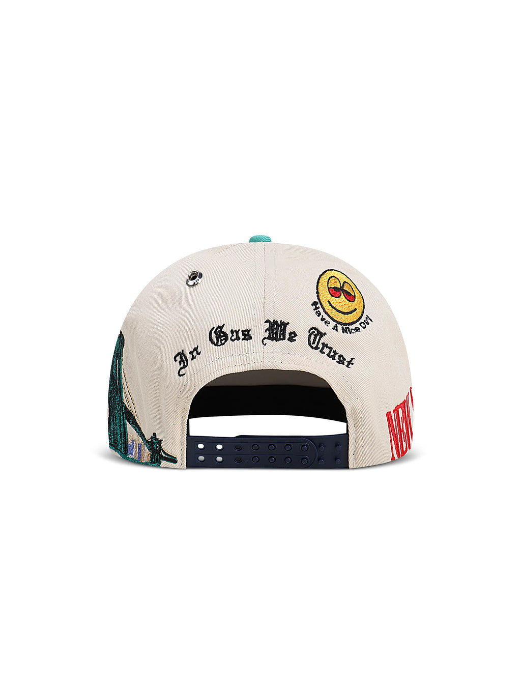 Casquette GasNYC Rotten Apple - Crème/Marine