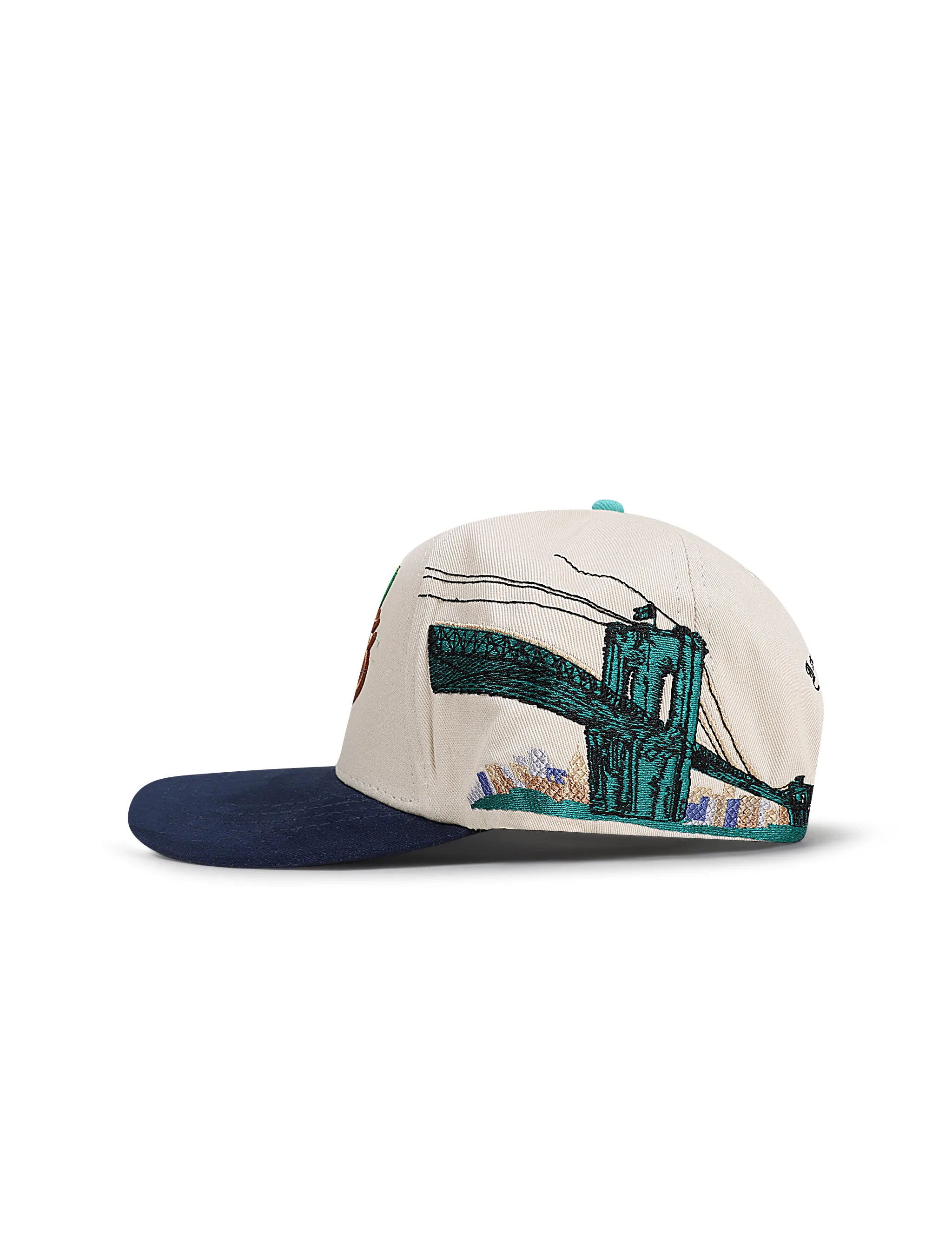 Casquette GasNYC Rotten Apple - Crème/Marine