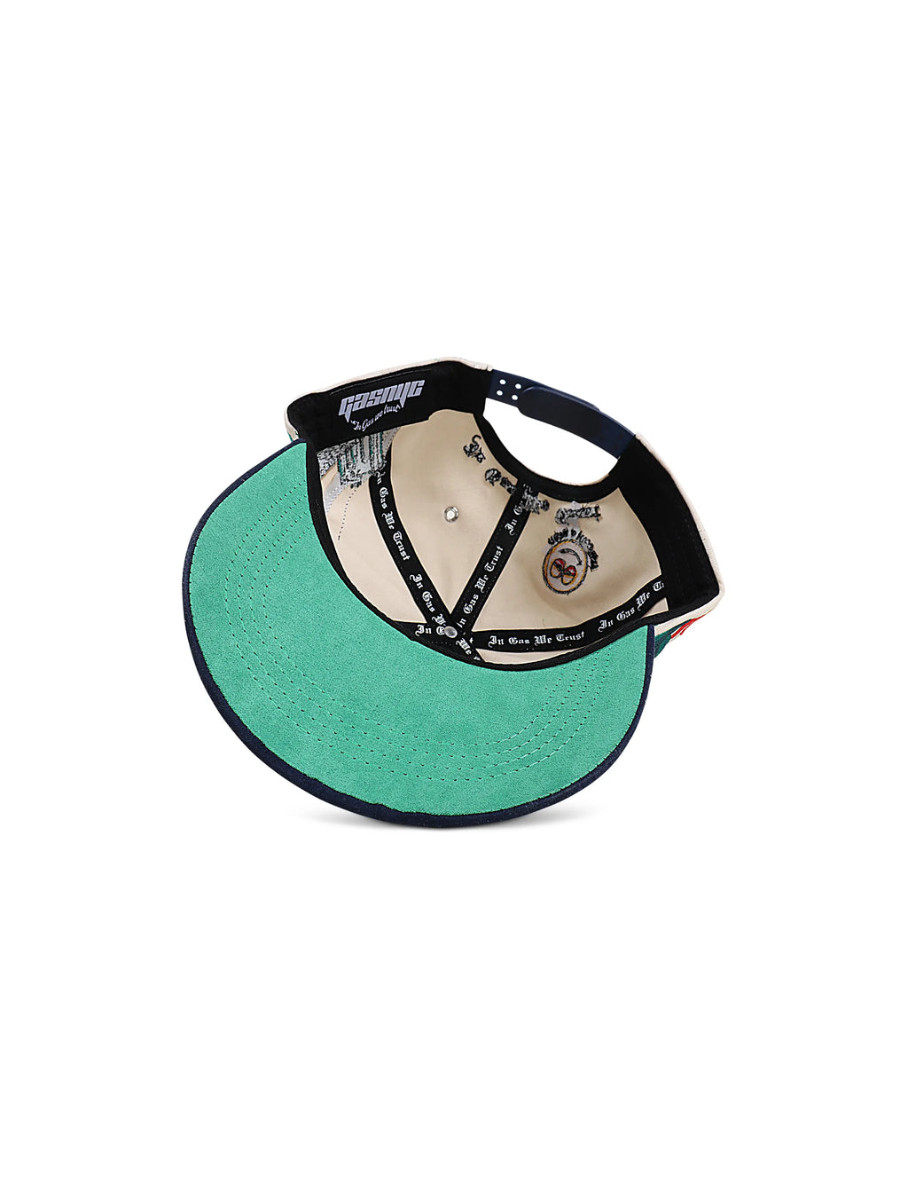 Casquette GasNYC Rotten Apple - Crème/Marine