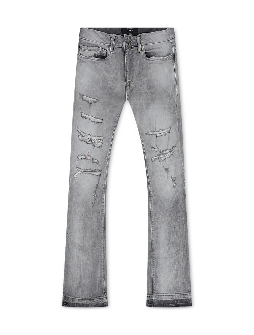 Jordan Craig Jean super slim stacked - Délavage ciment