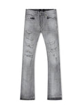 Jordan Craig Jean super slim stacked - Délavage ciment