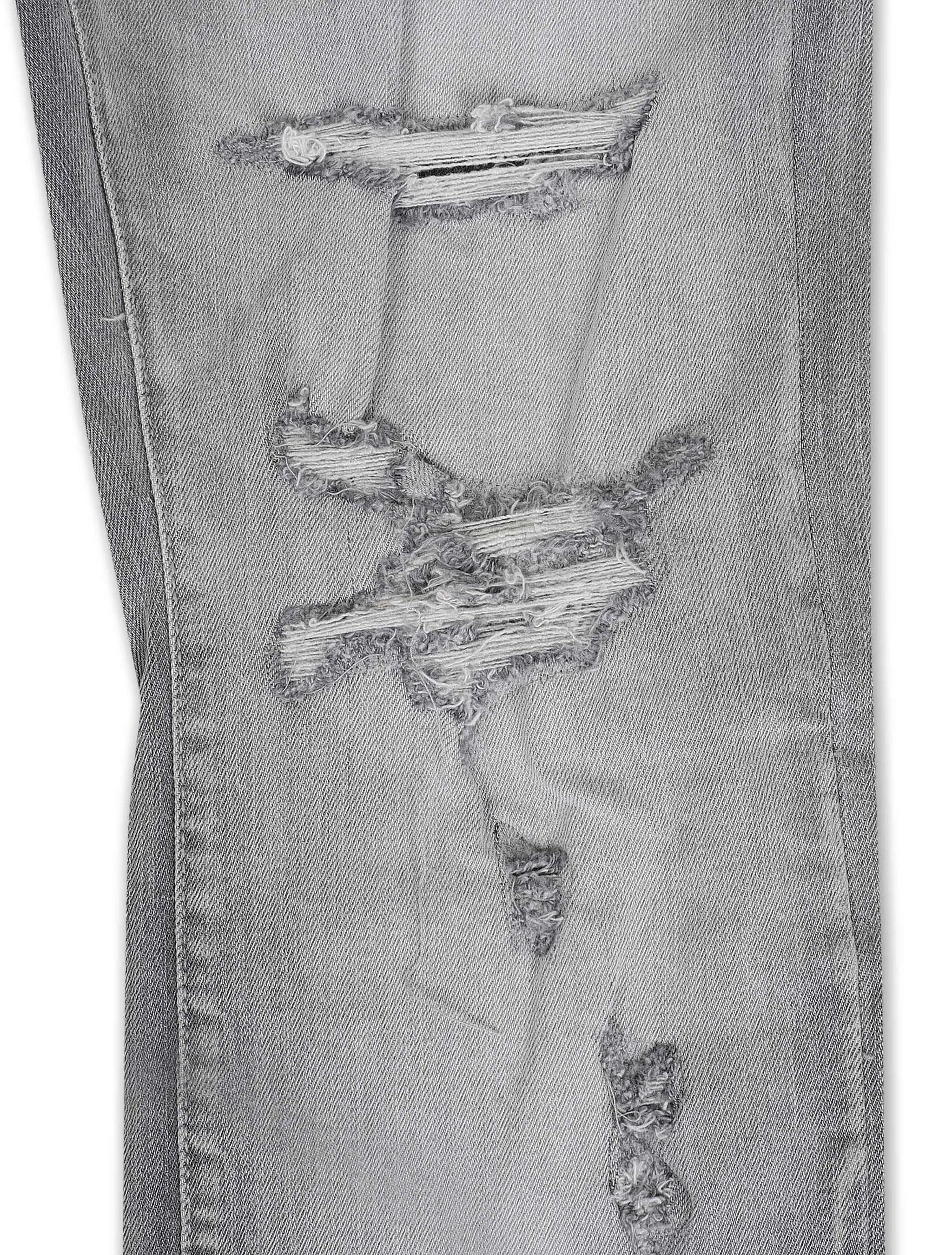 Jordan Craig Jean super slim stacked - Délavage ciment