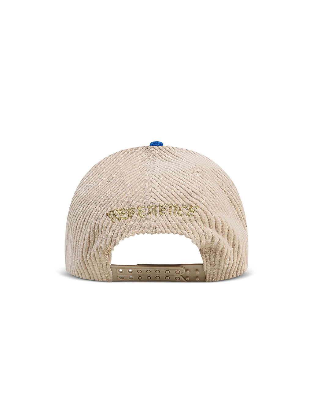 Casquette en velours côtelé Reference Mens Paradise LA - Crème/Bleu/Jaune