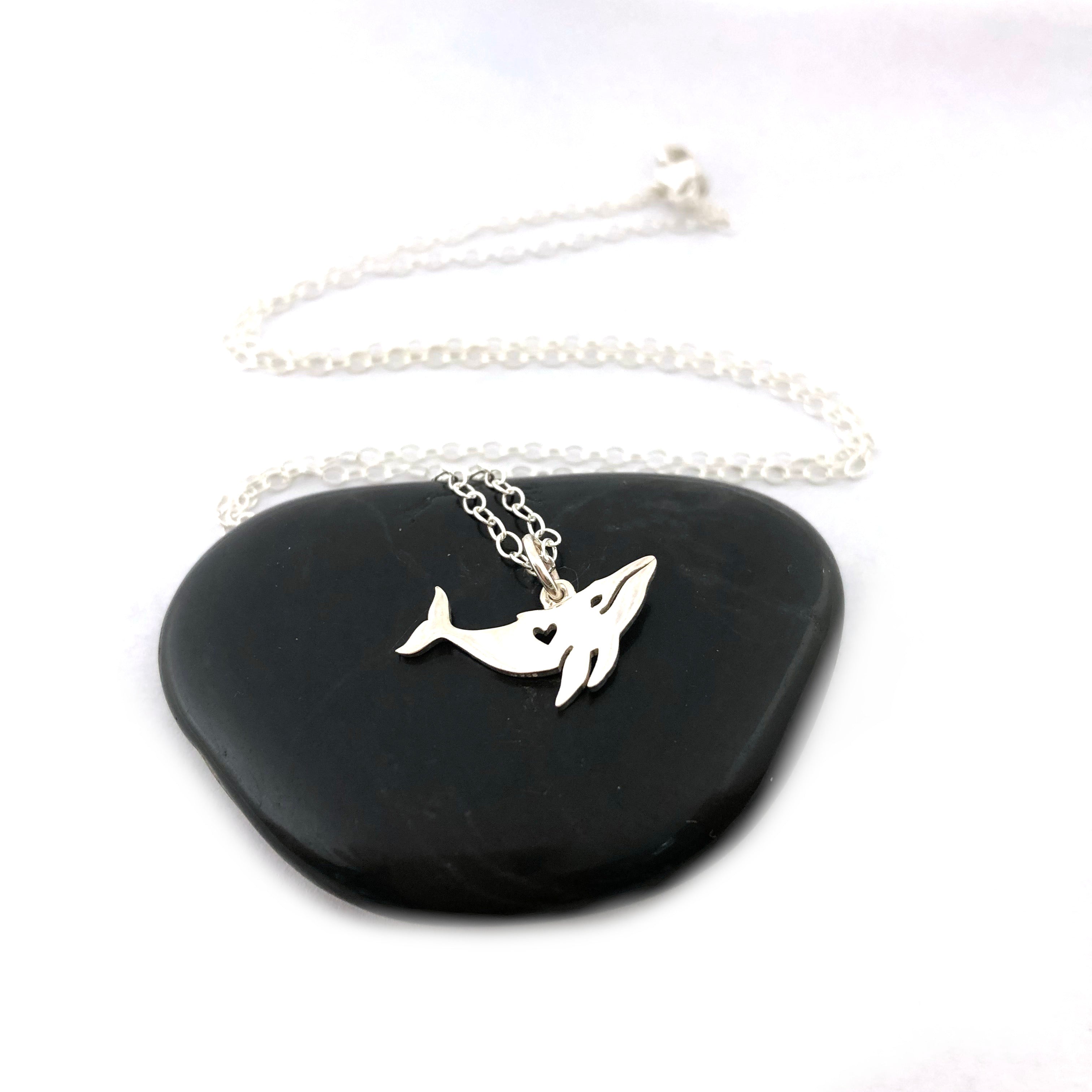 Collier Pendentif Baleine - Bijoux en Argent Sterling
