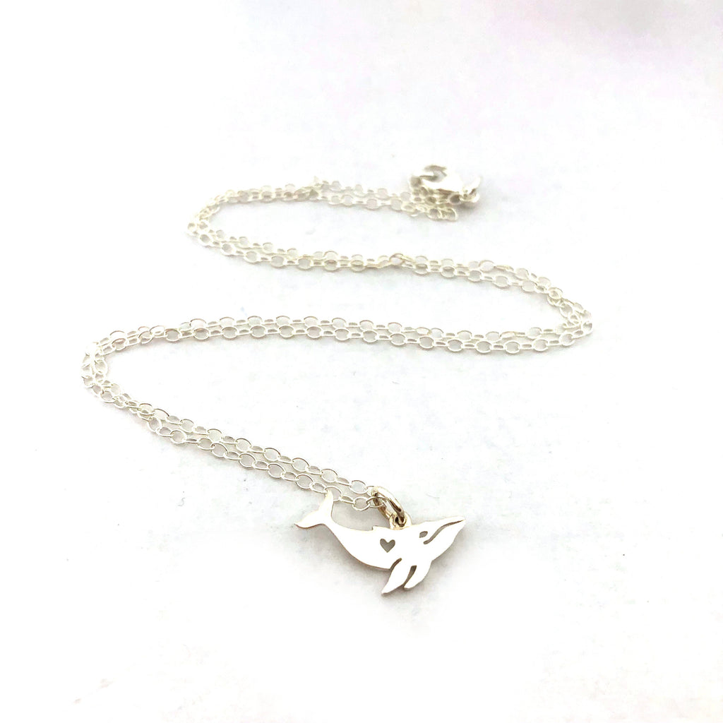 Collier Pendentif Baleine - Bijoux en Argent Sterling