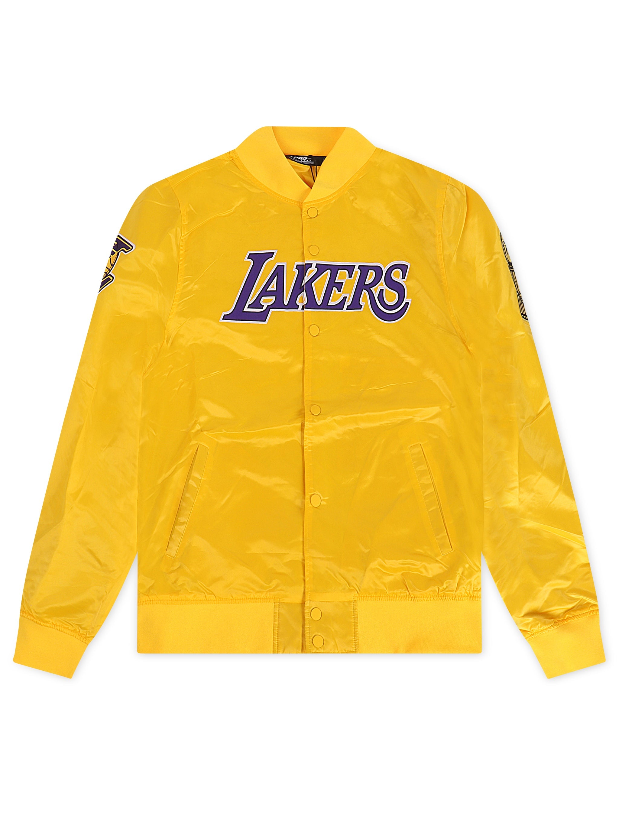 Veste en satin à grand logo Pro Standard LA Lakers - Dorée