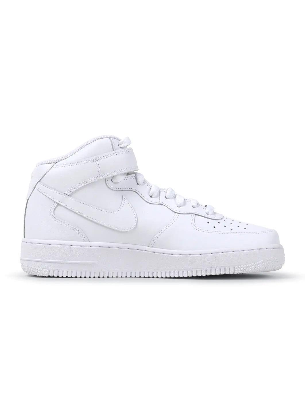 Nike Homme Air Force 1 Mid '07 Blanc/Blanc