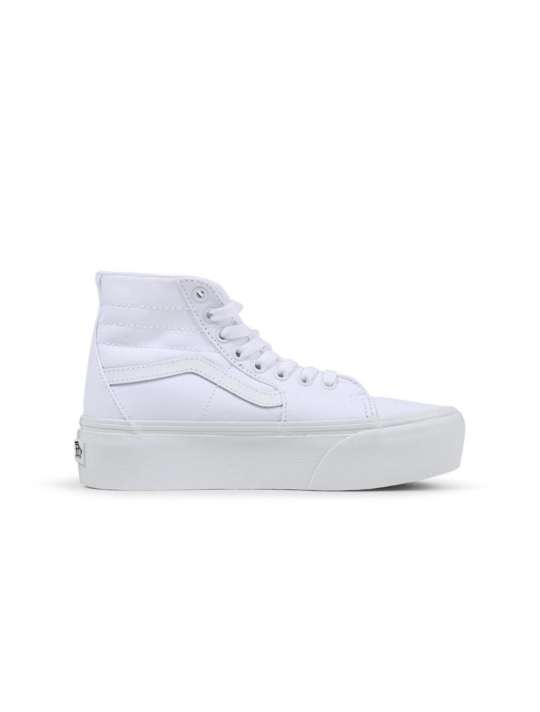 Vans Big Kids Sk8-Hi Tapered - Toile Blanc Classique