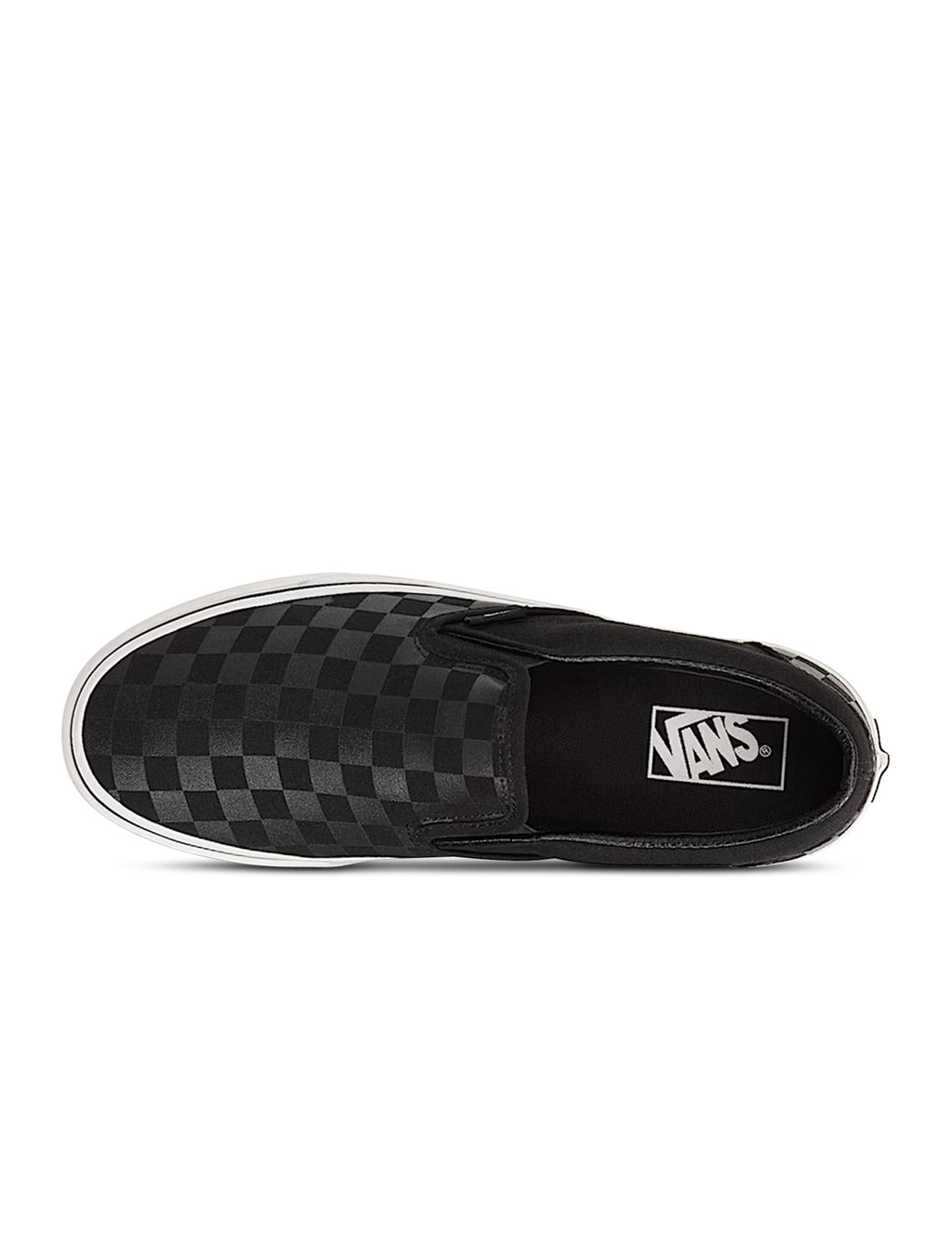 Vans Slip-On Checkerboard pour homme - Noir