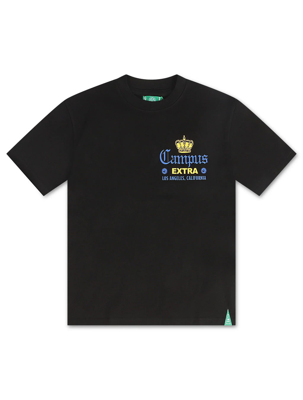 T-shirt court Campus La Via – Noir
