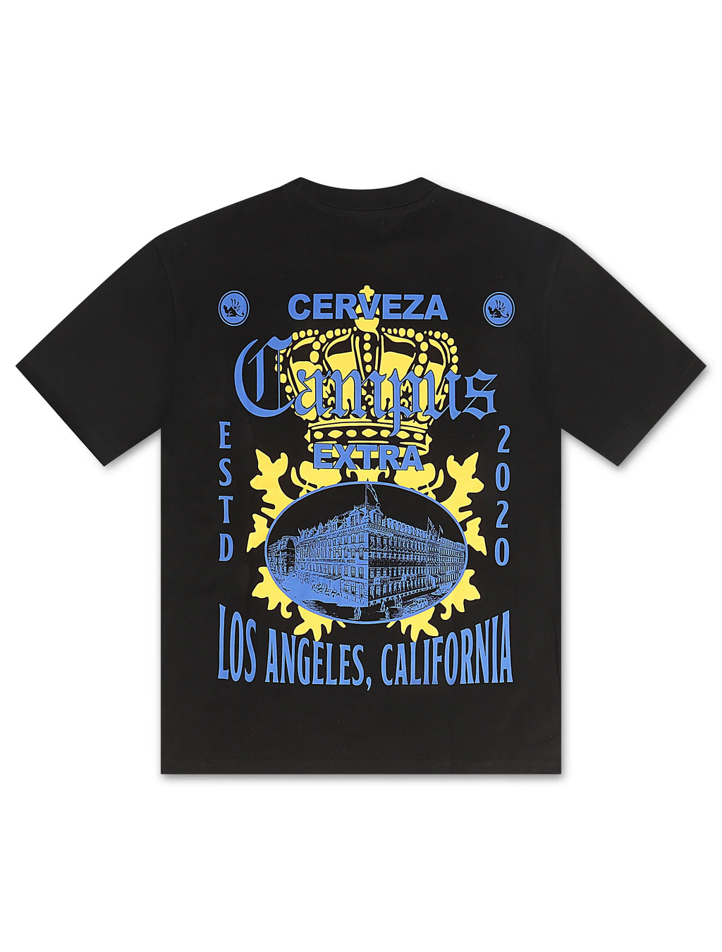 T-shirt court Campus La Via – Noir