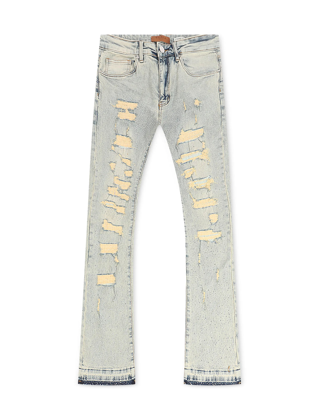 Jean moulant Waimea Flex Rhinestone - Délavage vintage