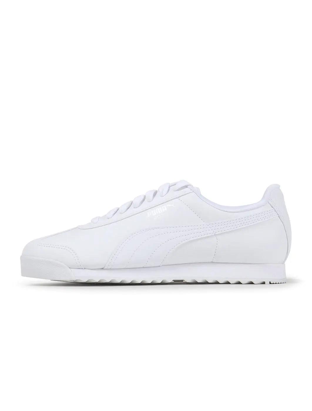 Puma Roma Basique pour Homme - Blanc/Gris clair