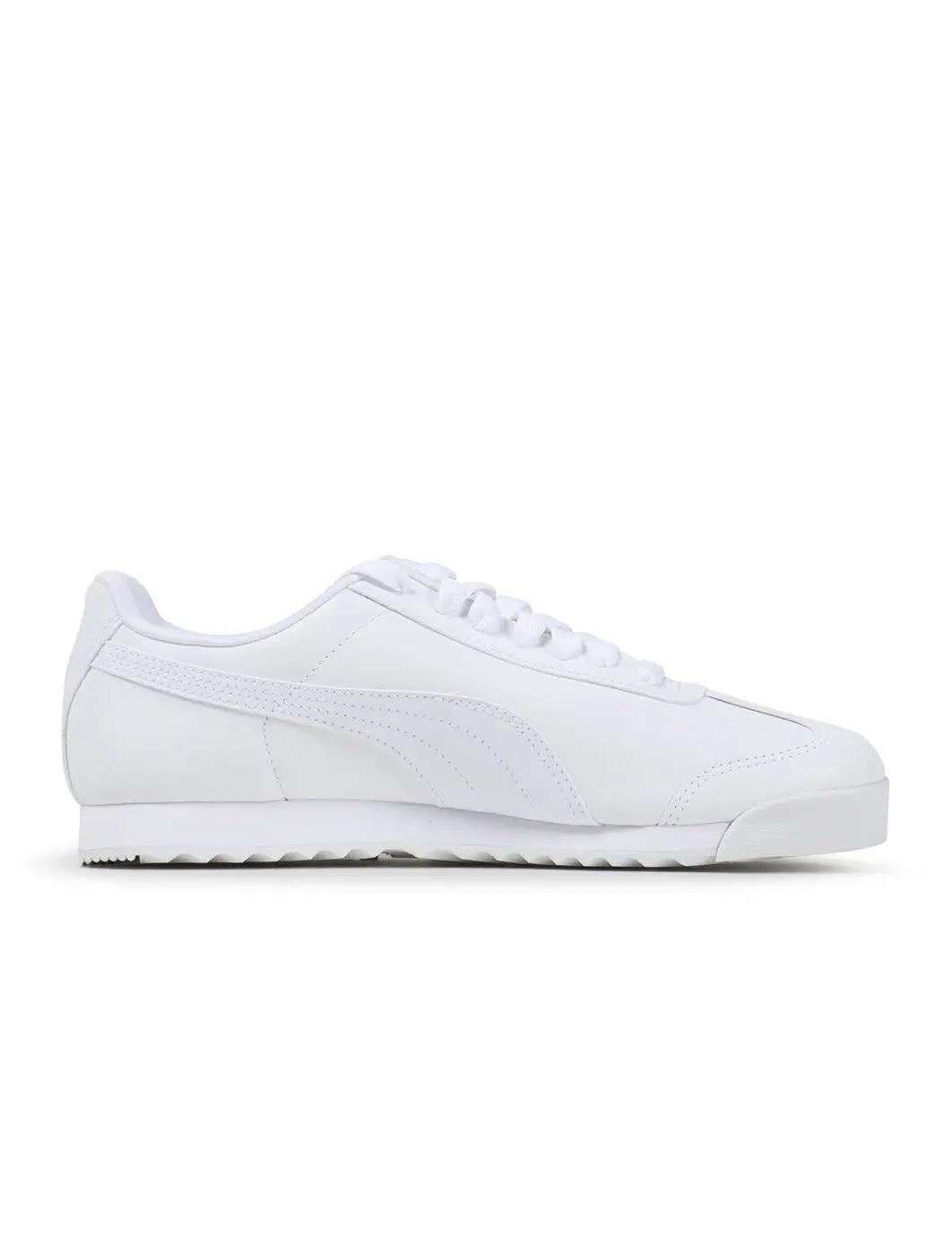 Puma Roma Basique pour Homme - Blanc/Gris clair