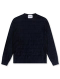 Pull en maille Iceberg à motifs - Marine