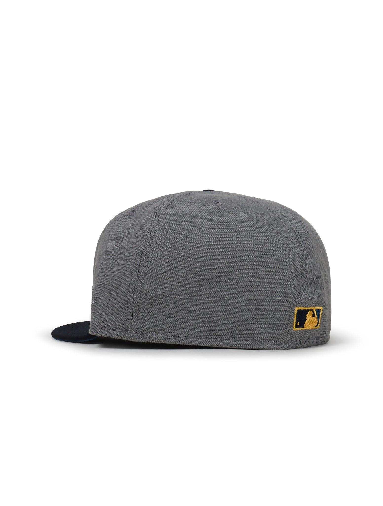 Casquette New Era 5950 Dodgers 100e anniversaire - Misty Morning/Navy