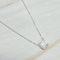 Collier flottant en moissanite Brilliant Sparkle