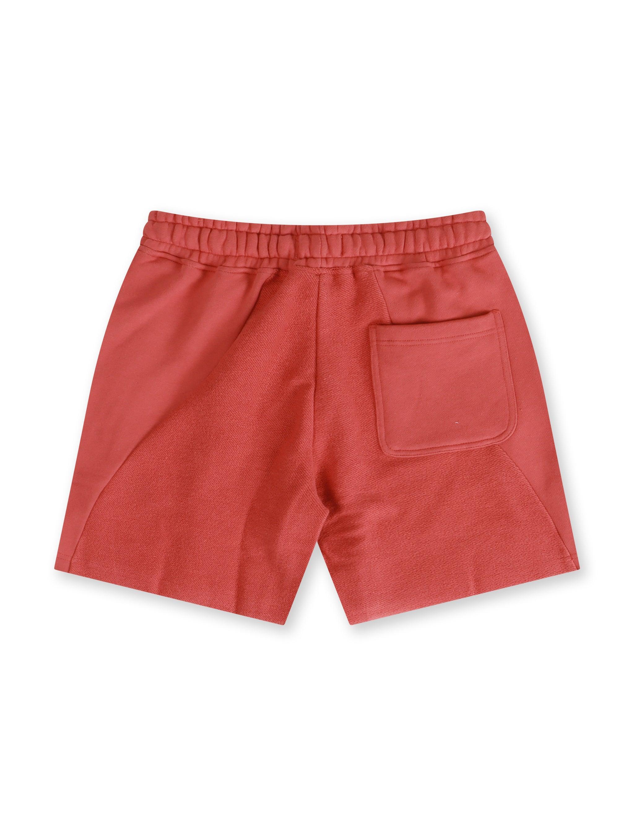 Honor The Gift Short en tissu éponge avec empiècements - Brique