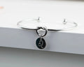 Bracelet Nœud Délicat, Jonc Nœud en Fil avec Breloque Symbole Zodiaque Cadeau