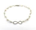 Bracelet Infini – Bijou unique en argent sterling, fil enroulé