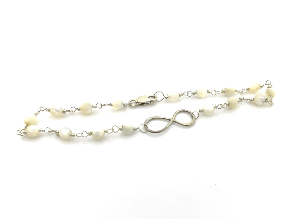Bracelet Infini – Bijou unique en argent sterling, fil enroulé