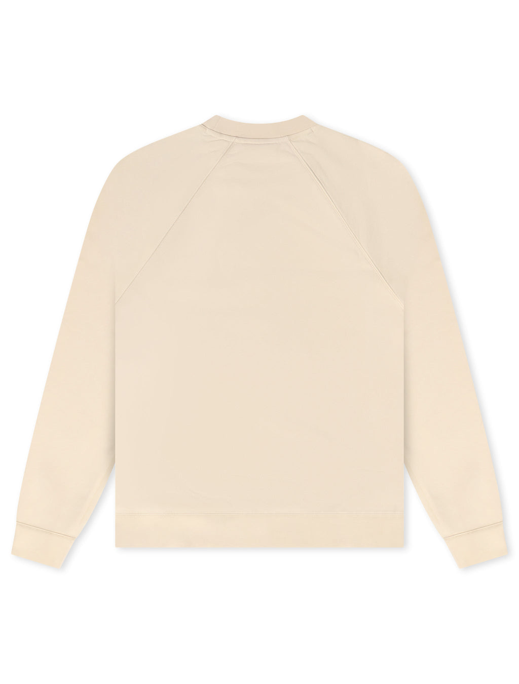 Sweat-shirt Lacoste en molleton brodé écusson - Crème