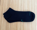 Chaussettes chevillières en viscose de bambou à prix réduit - Noir