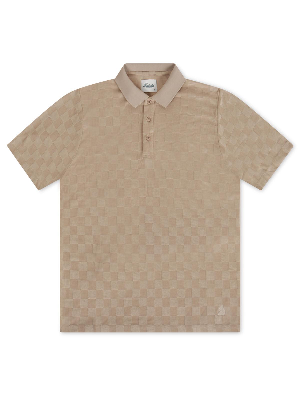 Polo jacquard Kuwalla - Beige