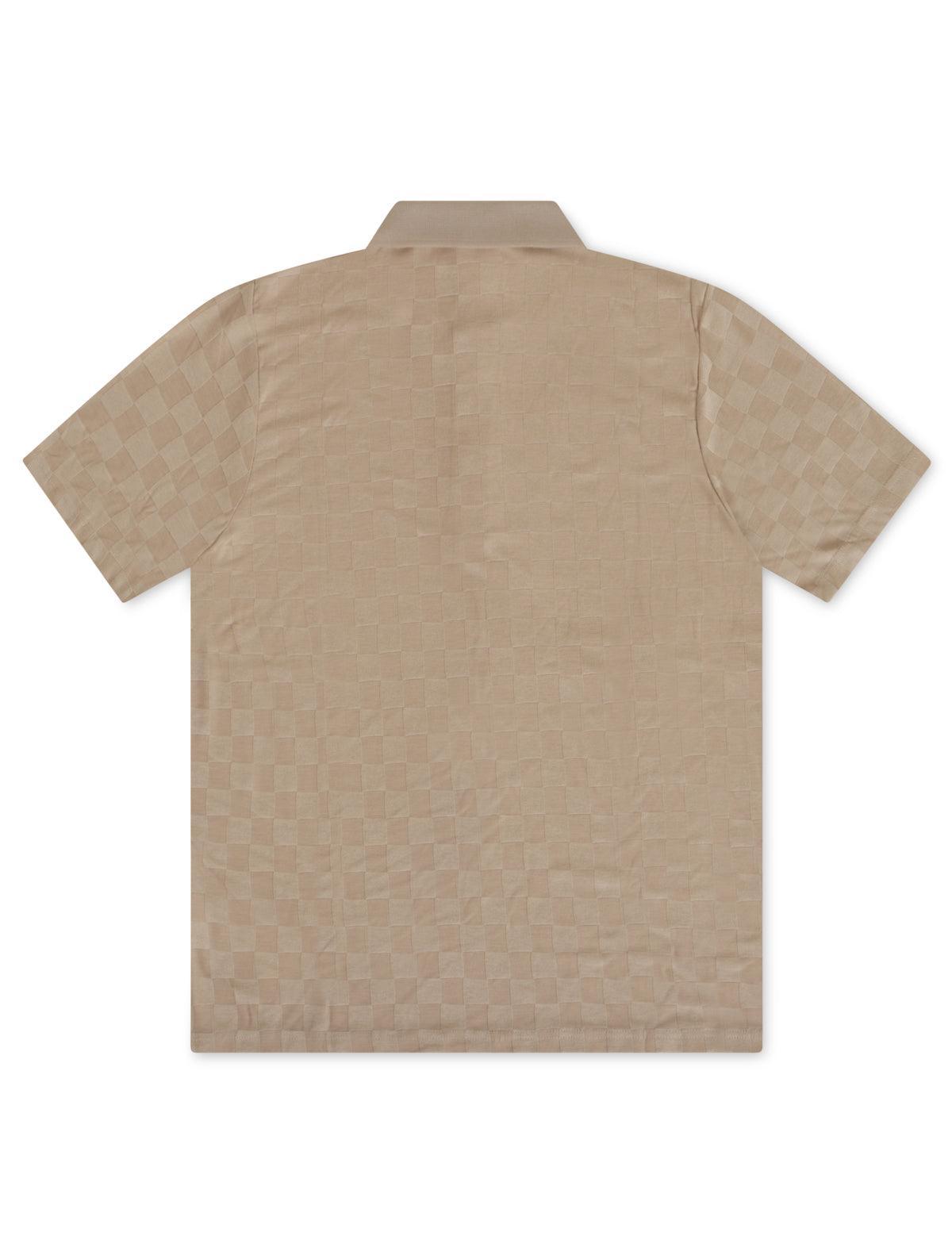 Polo jacquard Kuwalla - Beige
