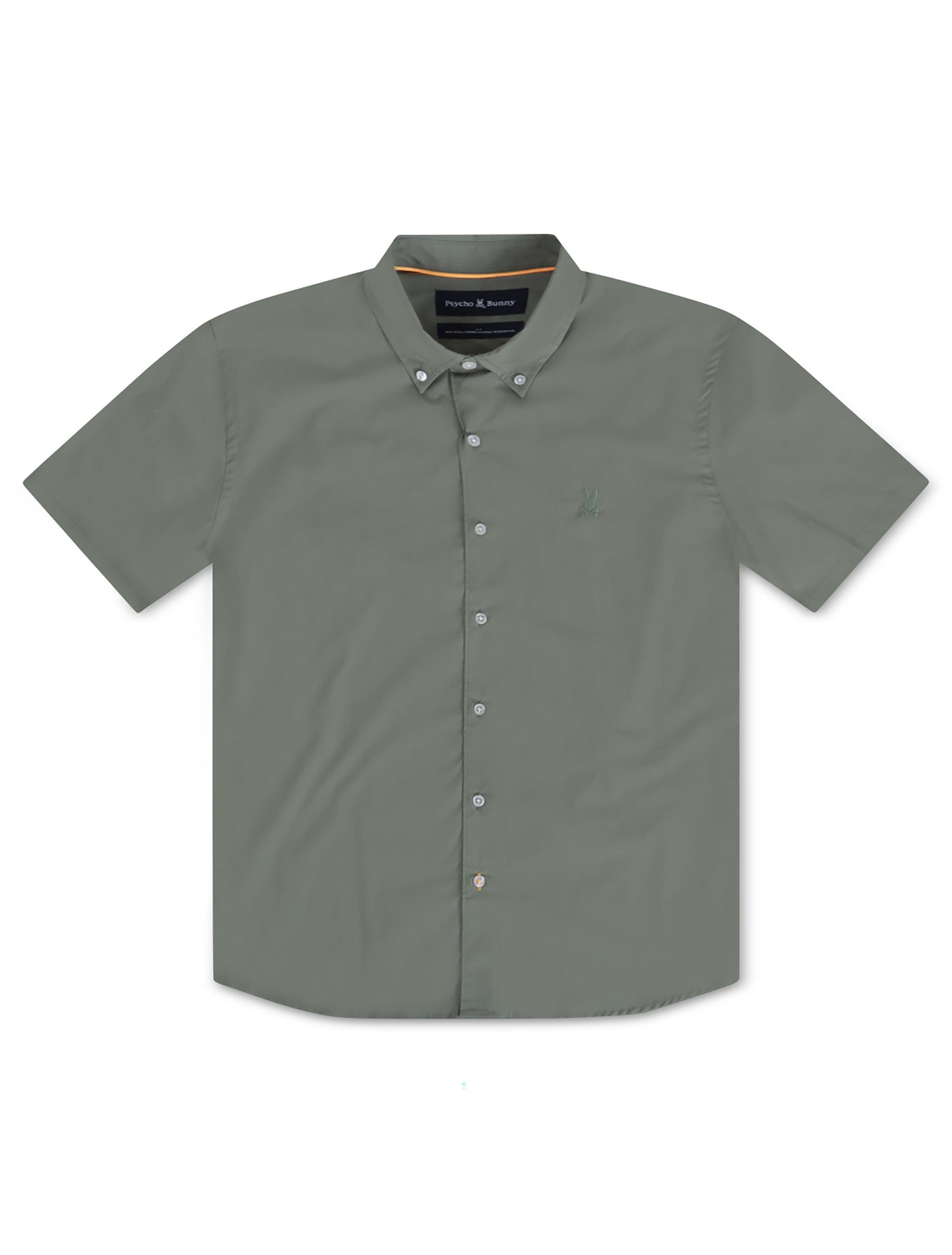 Chemise boutonnée Psycho Bunny Ashland - Vert Agave