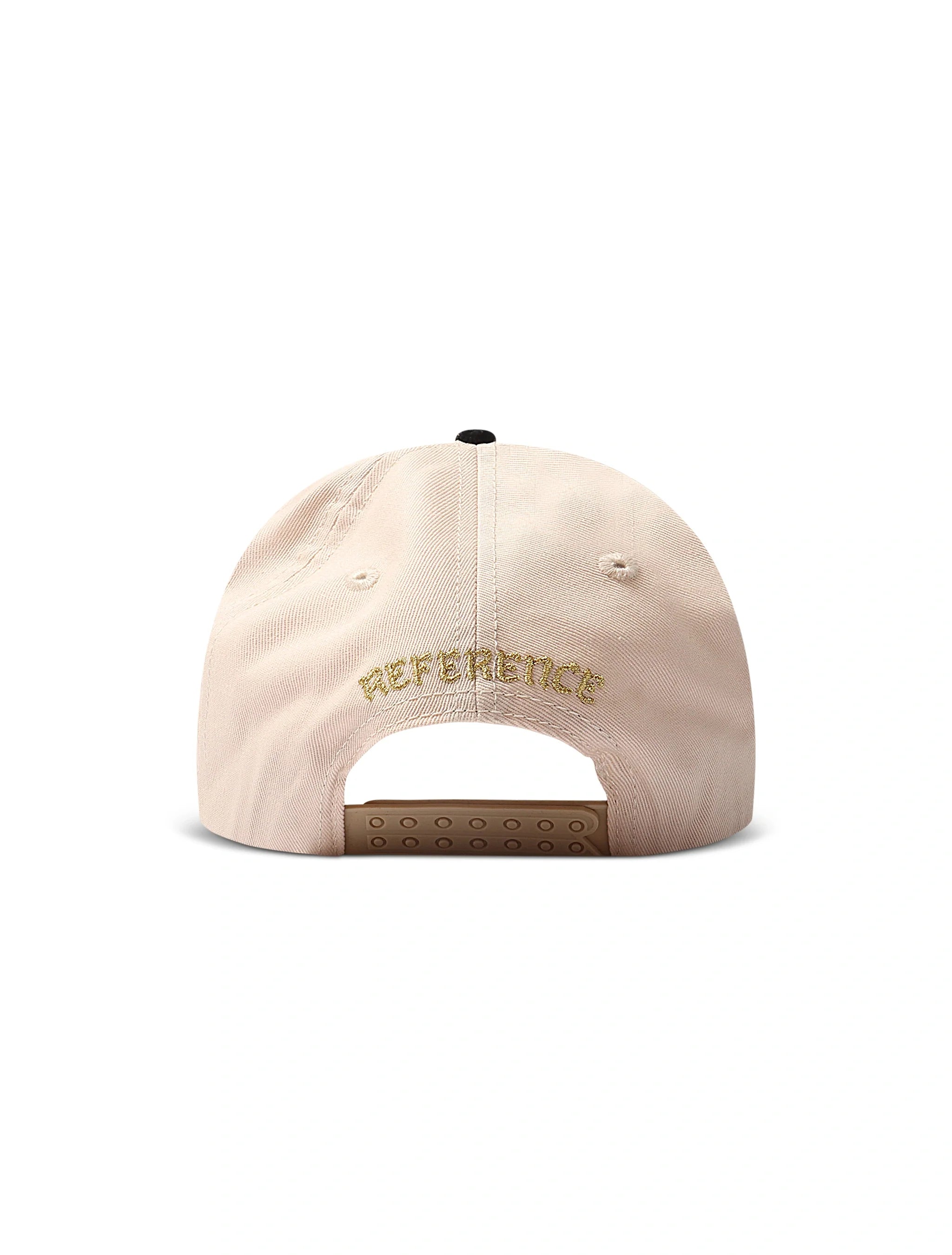 Référence Casquette Paradise La Crystals - Velours côtelé Crème/Noir