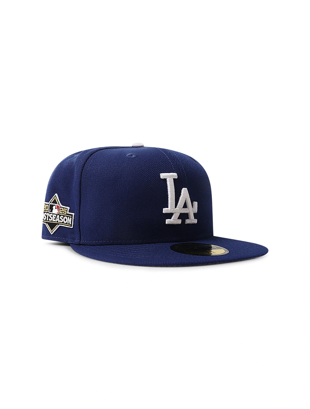 Casquette Ajustée New Era 5950 LA Dodgers Saison Post-régulière 2025 - Bleue