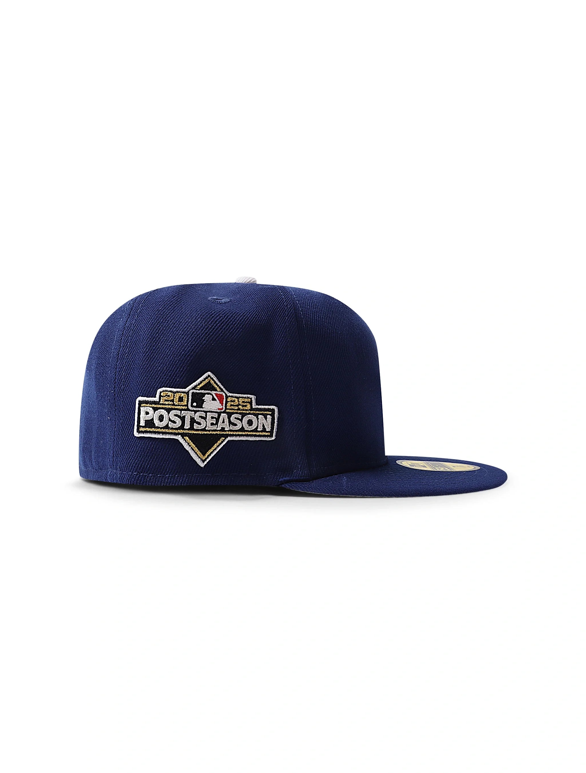 Casquette Ajustée New Era 5950 LA Dodgers Saison Post-régulière 2025 - Bleue