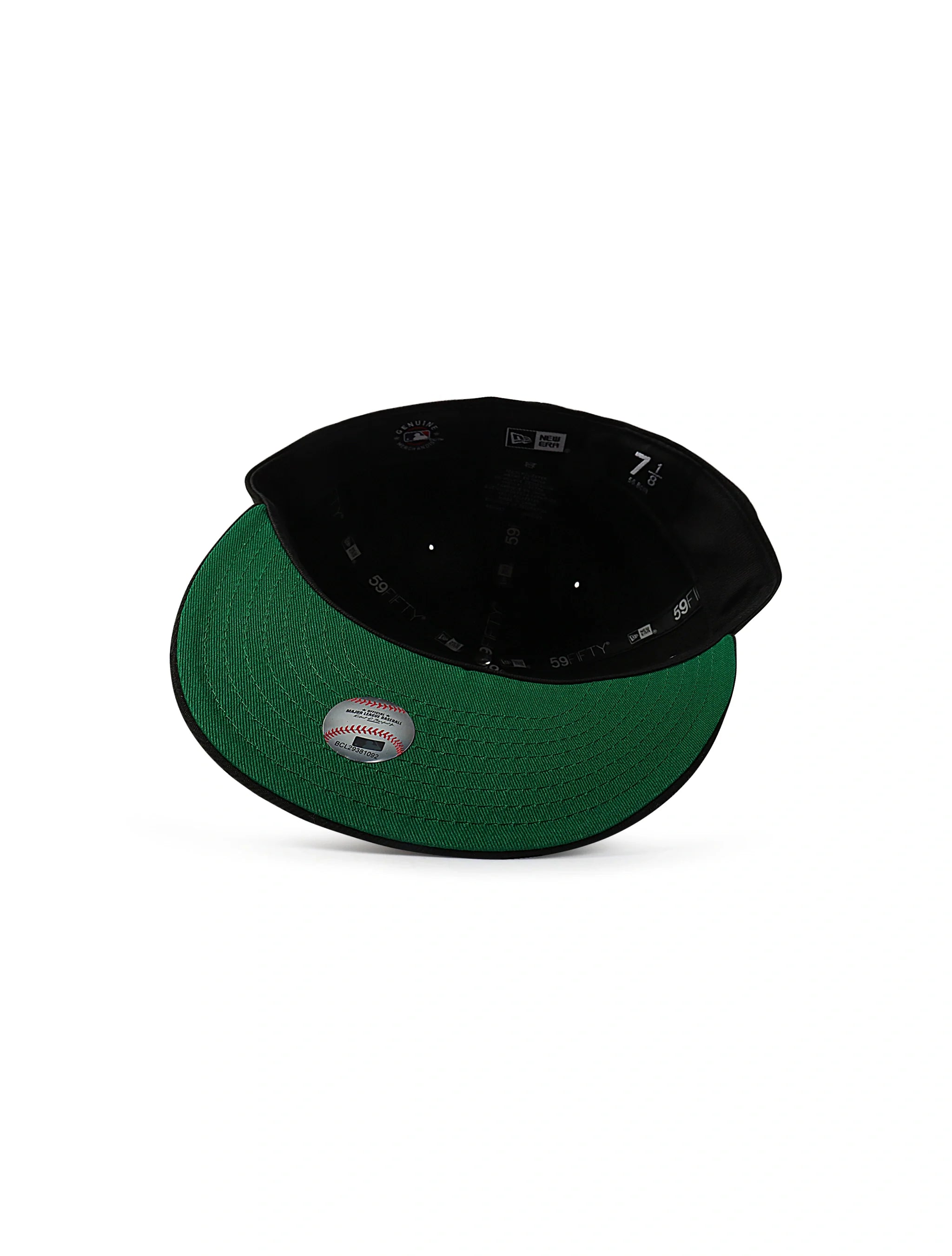 Casquette New Era 5950 Dodgers Side LA Metallic Script – Noir/Argent
