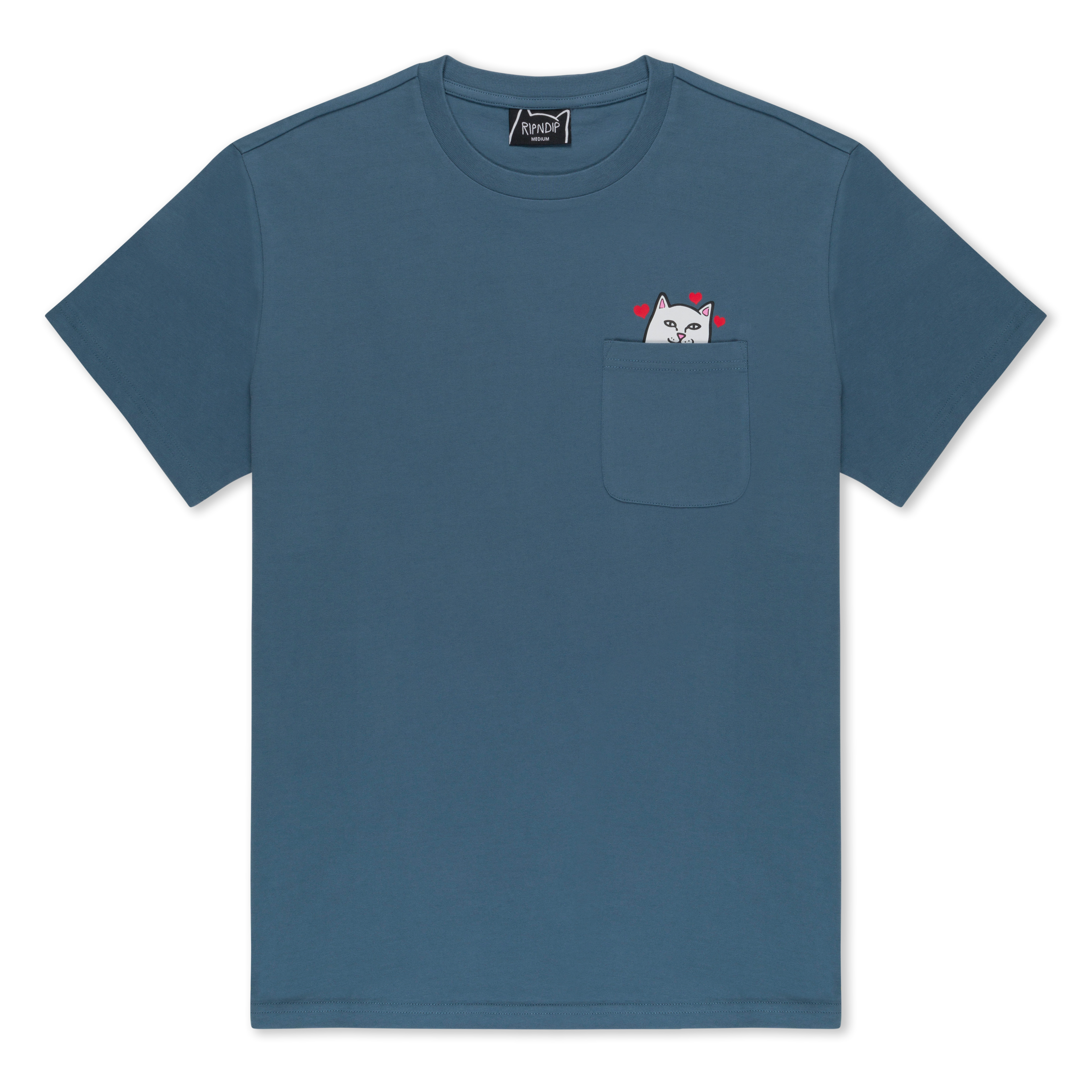 Nermal Loves Pocket Tee (Slate)