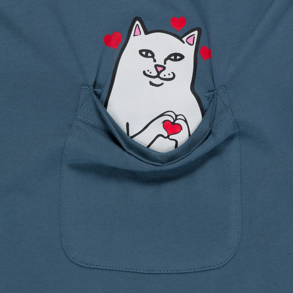 Nermal Loves Pocket Tee (Slate)