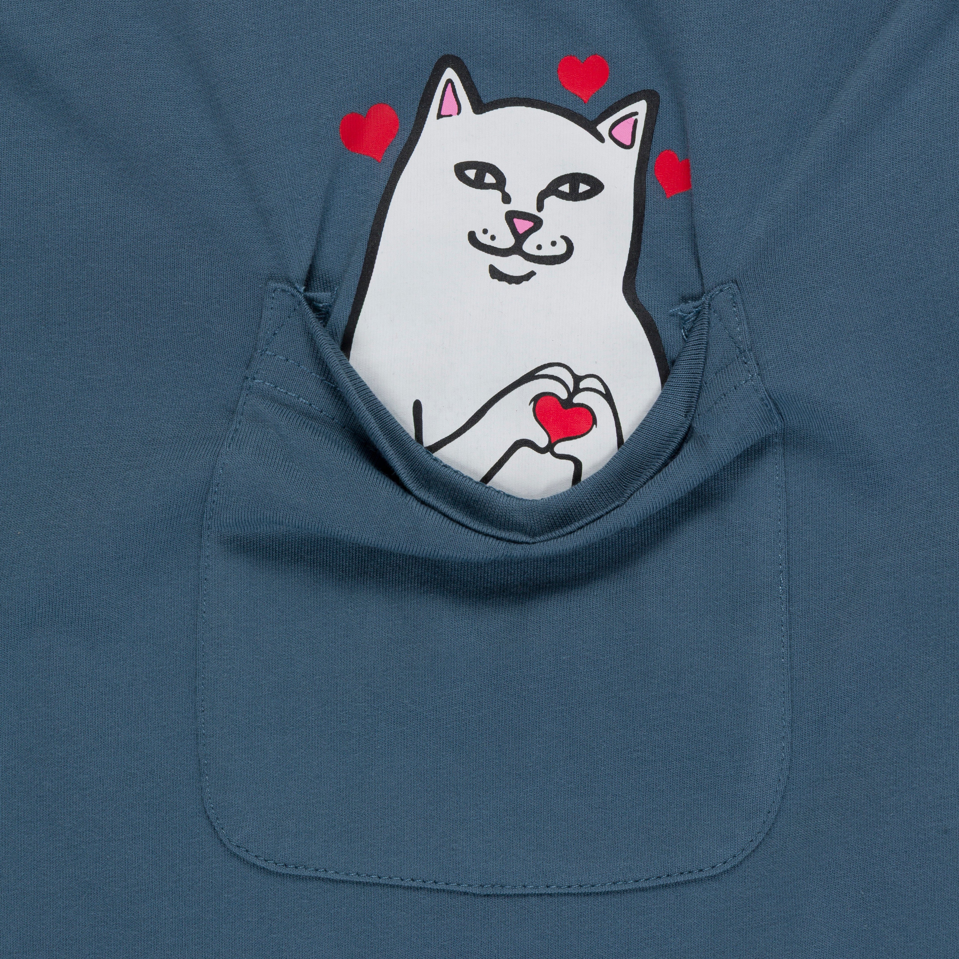 Nermal Loves Pocket Tee (Slate)