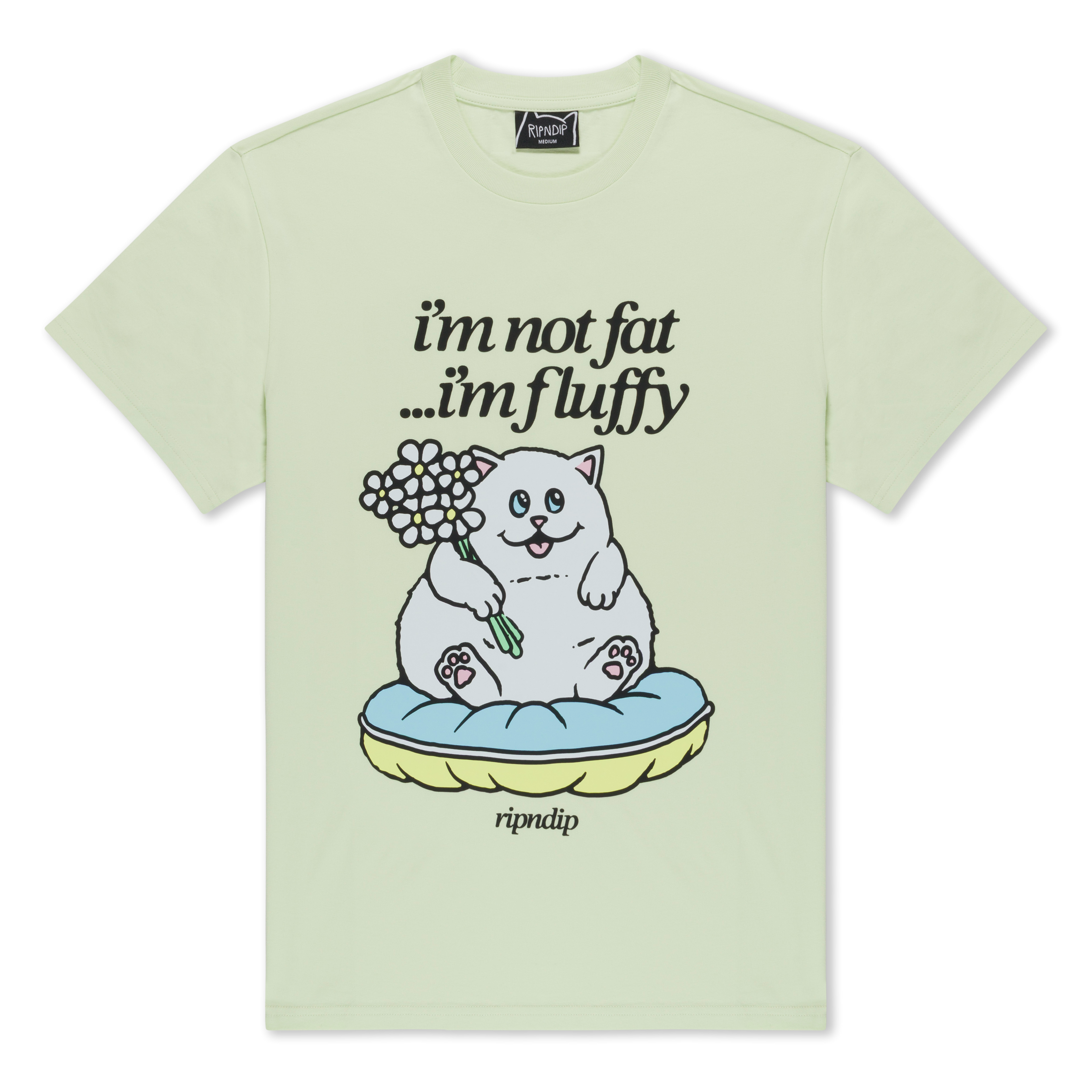 Fluffy Baby Tee (Light Lime)
