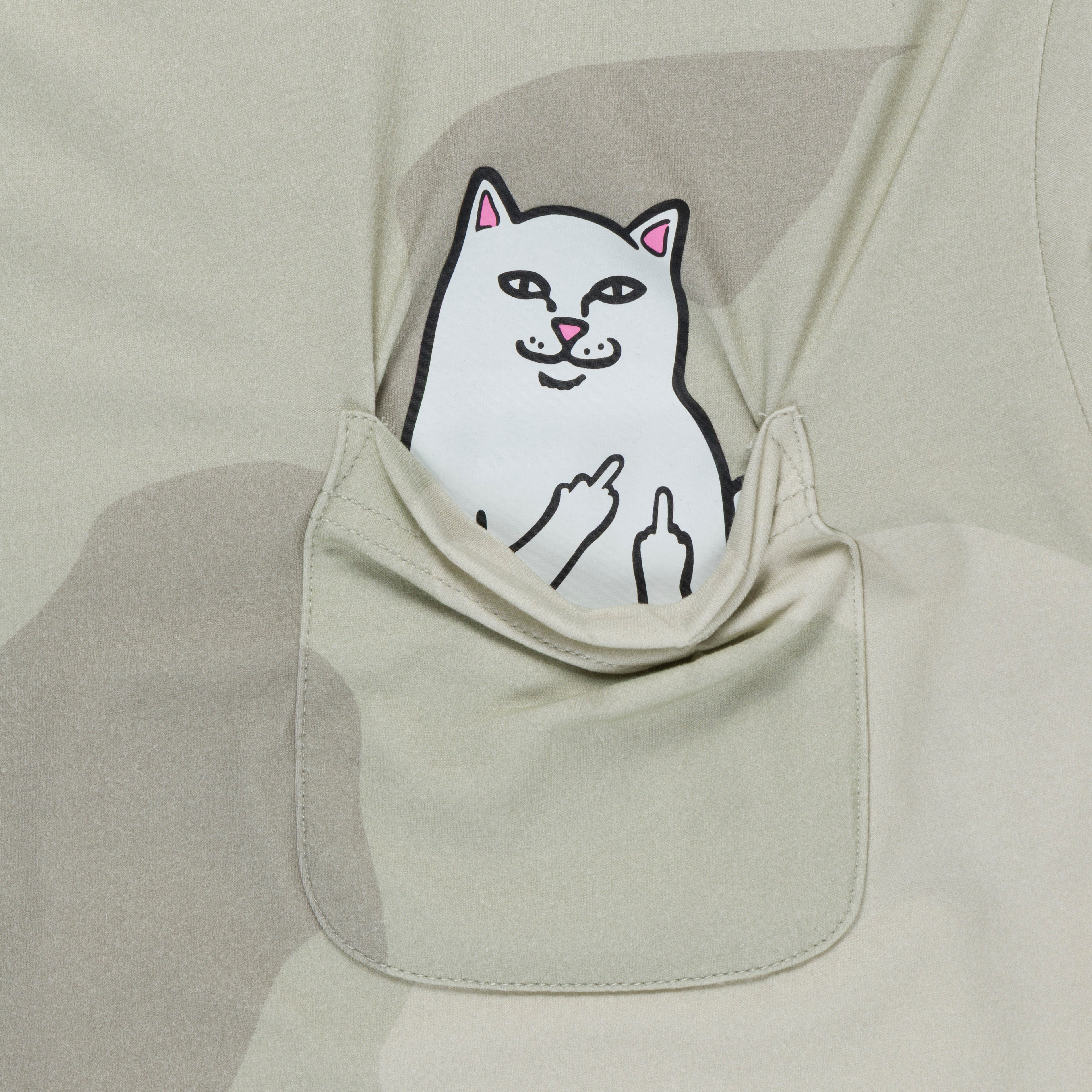 Lord Nermal Pocket Tee (Bone Graffiti Camo)
