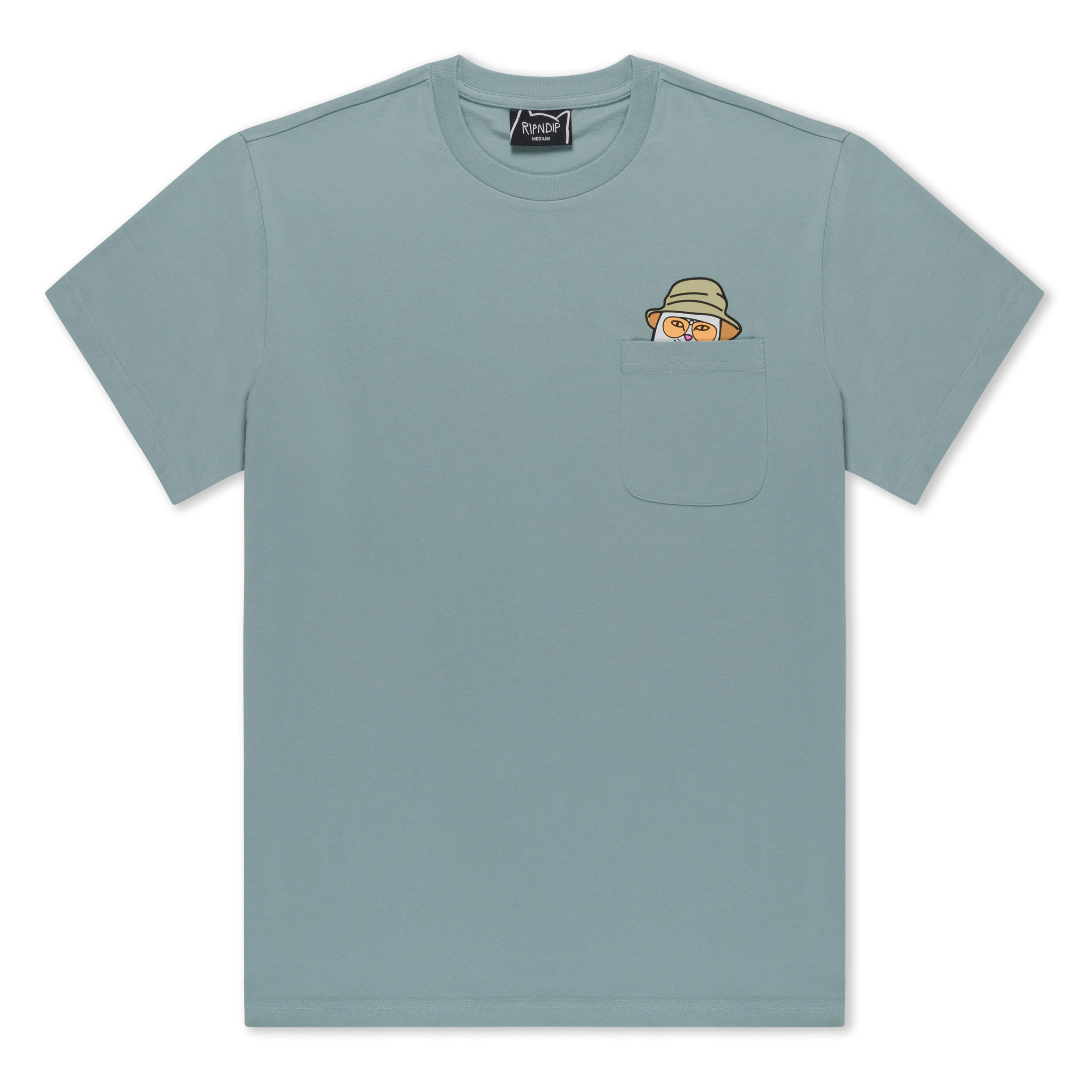 Nermal S Thompson Pocket Tee (Silver Blue)