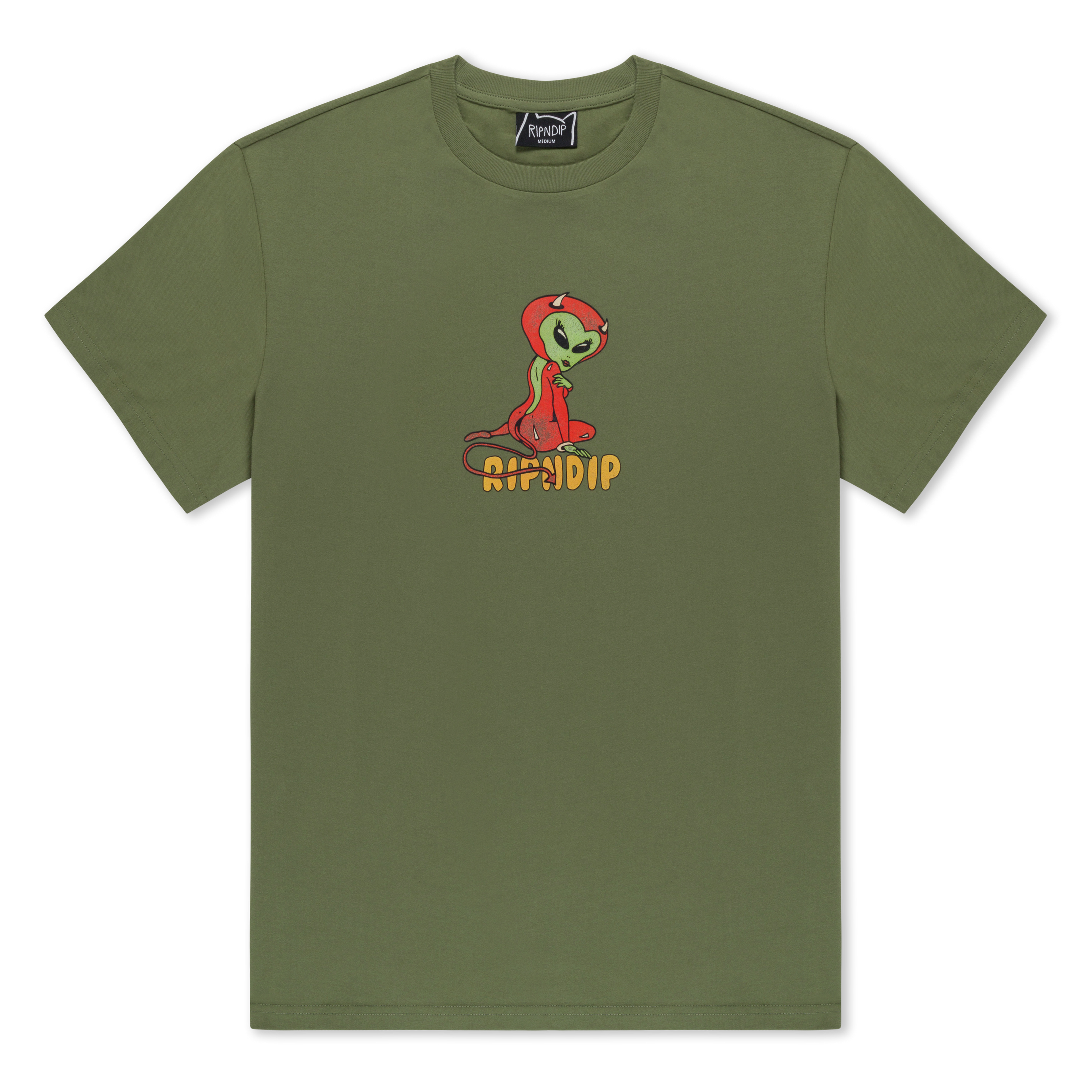 Devil Alien Tee (Dusty Forest)