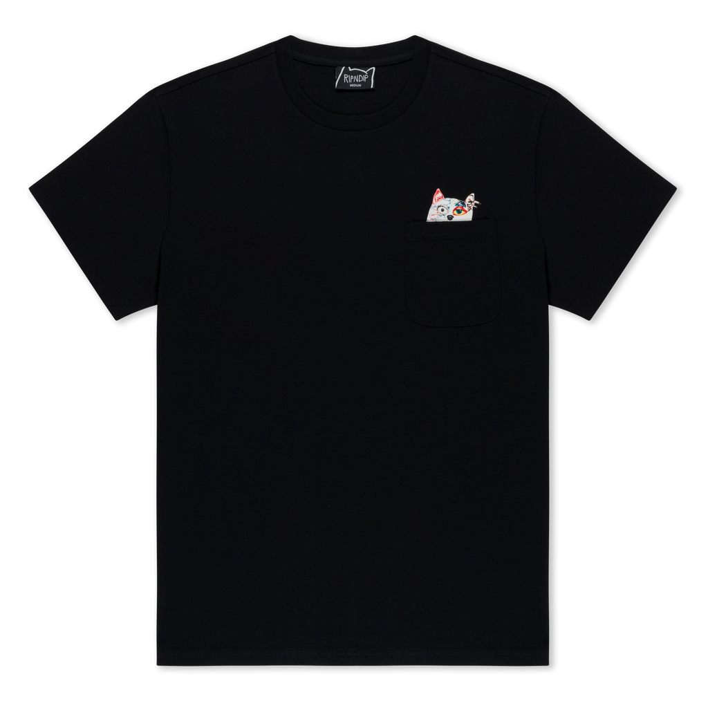 Lord Nermal Collage Pocket Tee (Black)