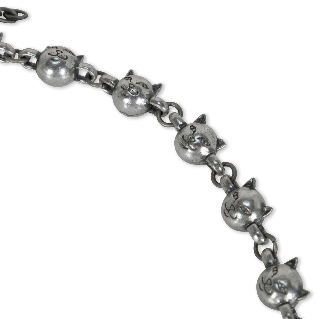 Lord Nermal Ball and Chain Necklace (Silver)