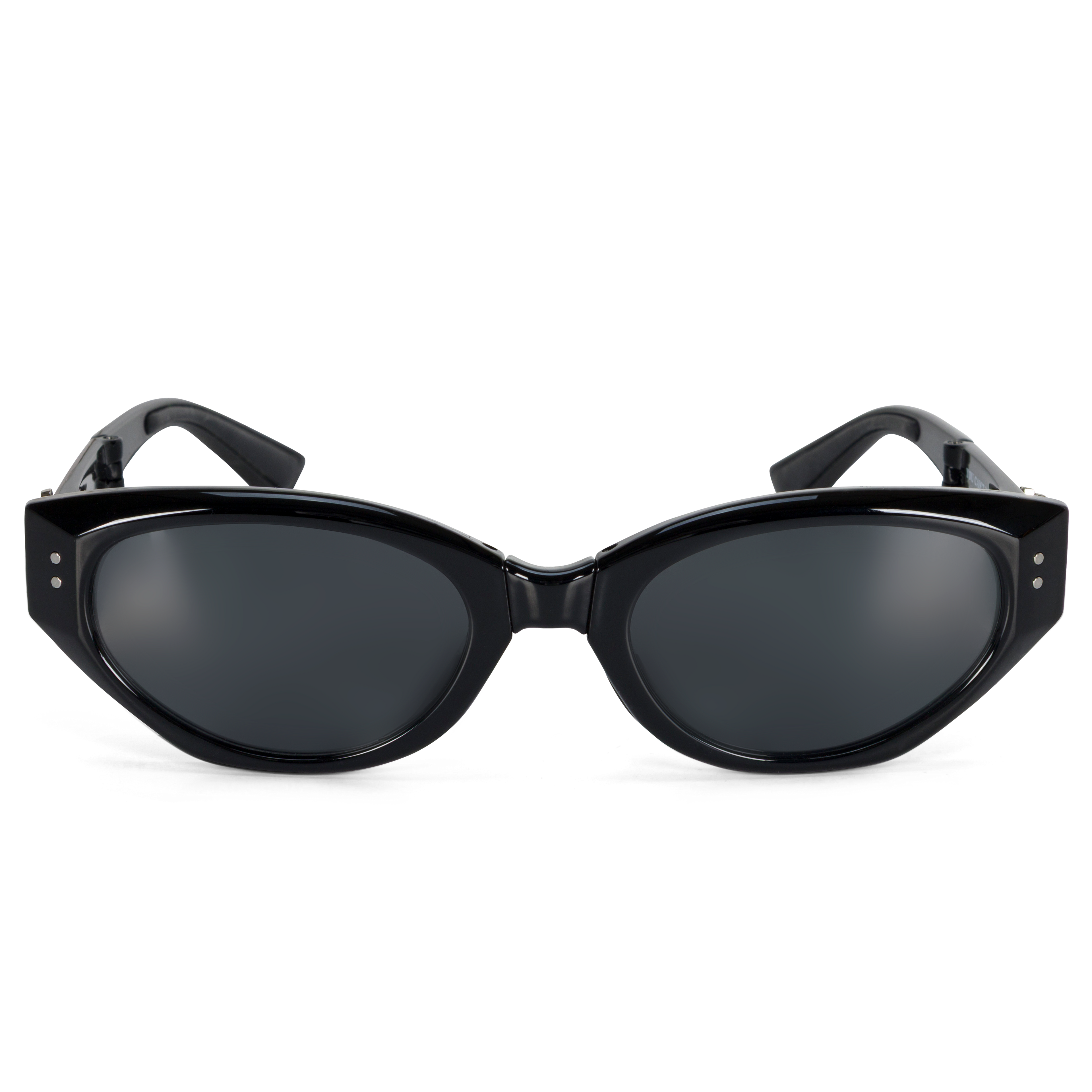 Castanza Folding Sunglasses (Black)