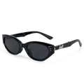 Castanza Folding Sunglasses (Black)