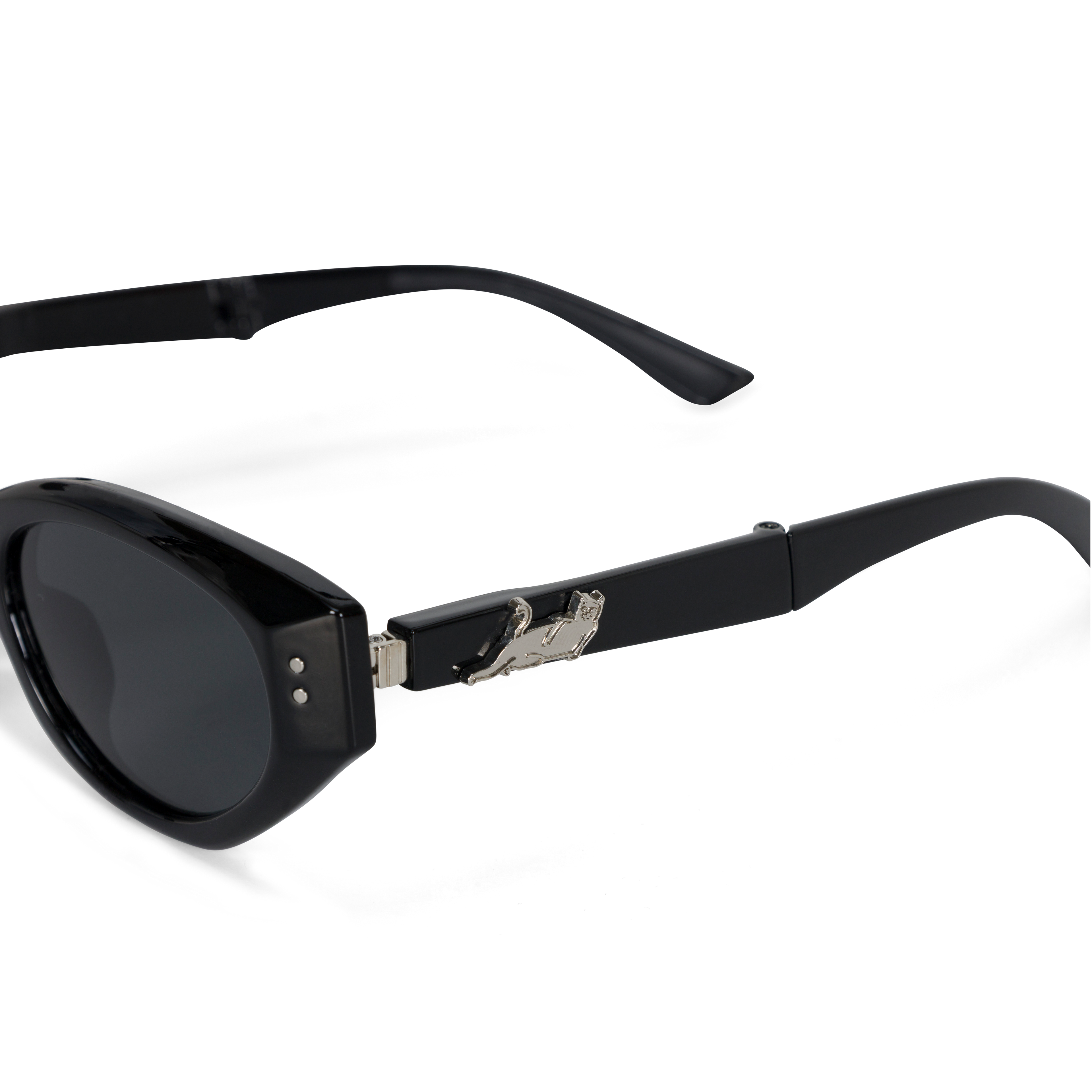 Castanza Folding Sunglasses (Black)