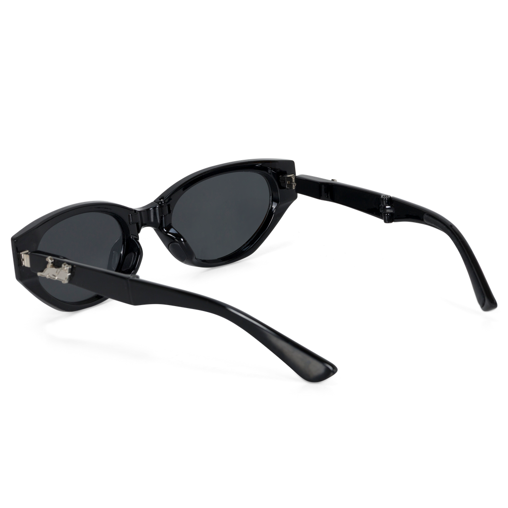 Castanza Folding Sunglasses (Black)