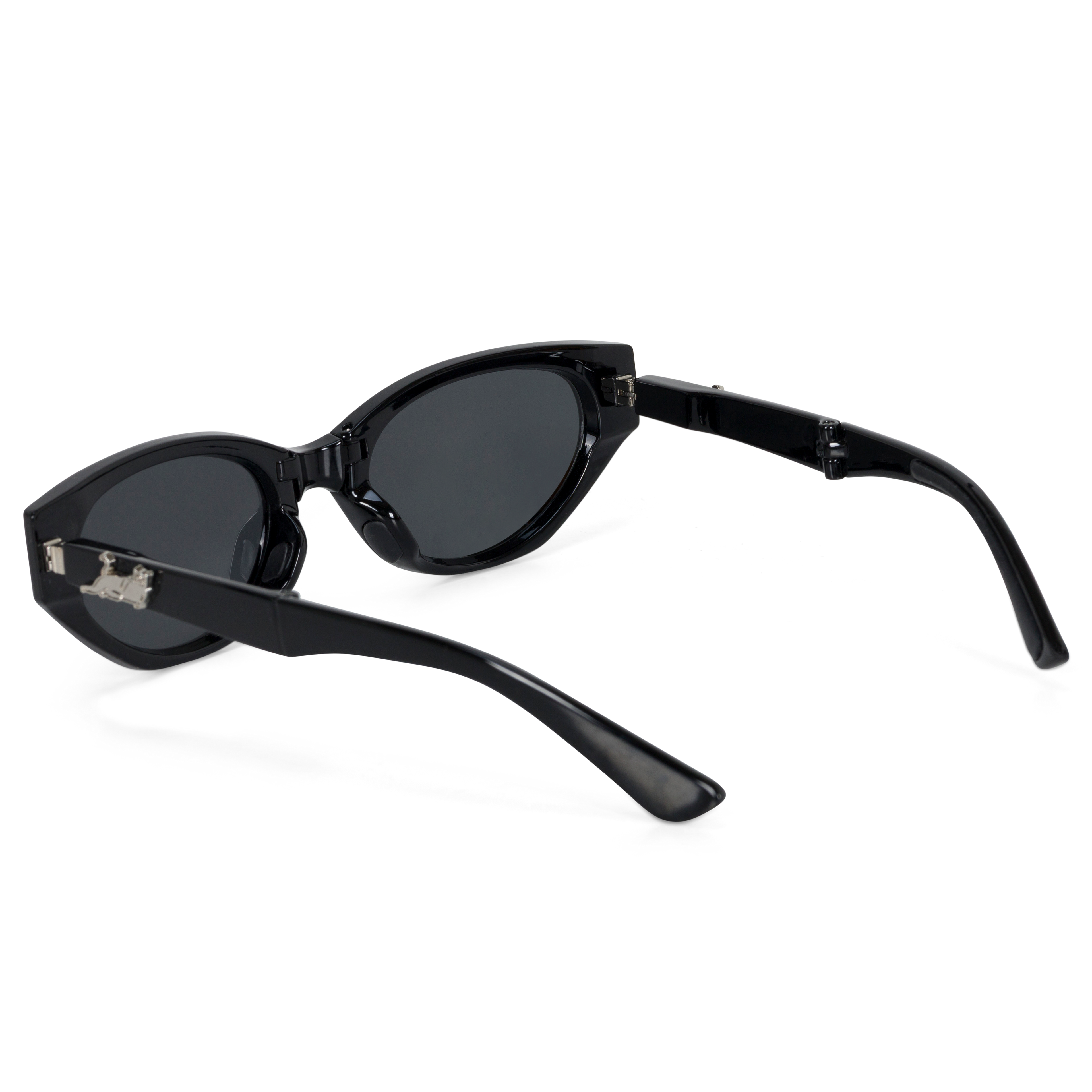 Castanza Folding Sunglasses (Black)