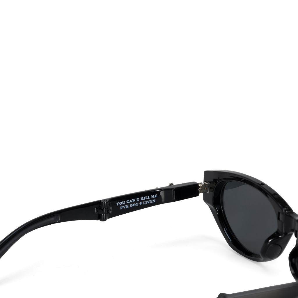 Castanza Folding Sunglasses (Black)
